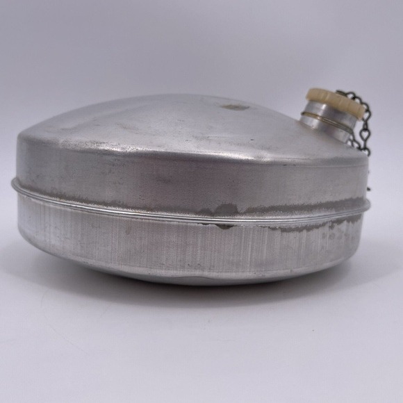 Vintage BSA Boy Scouts of America Aluminum Regal Round Canteen Dented Scratched - Picture 8 of 12